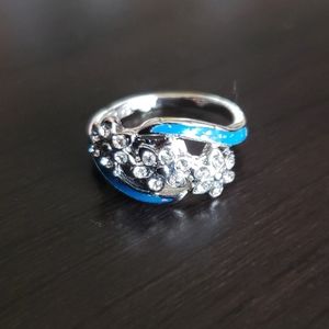 Sterling Silver Flower Ring